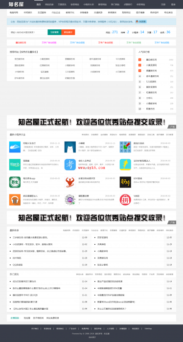 最新帝国CMS目录导航网整站源码