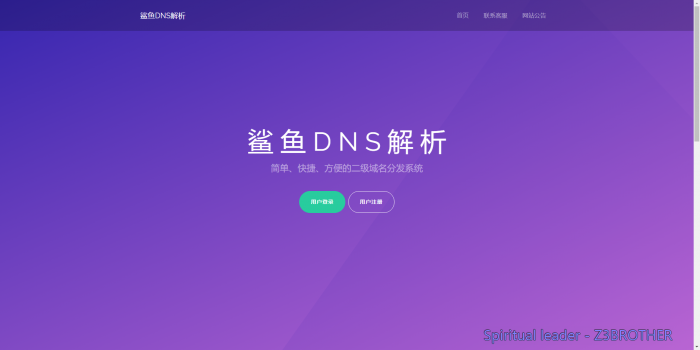 最新好看的二级域名分发系统梦幻版