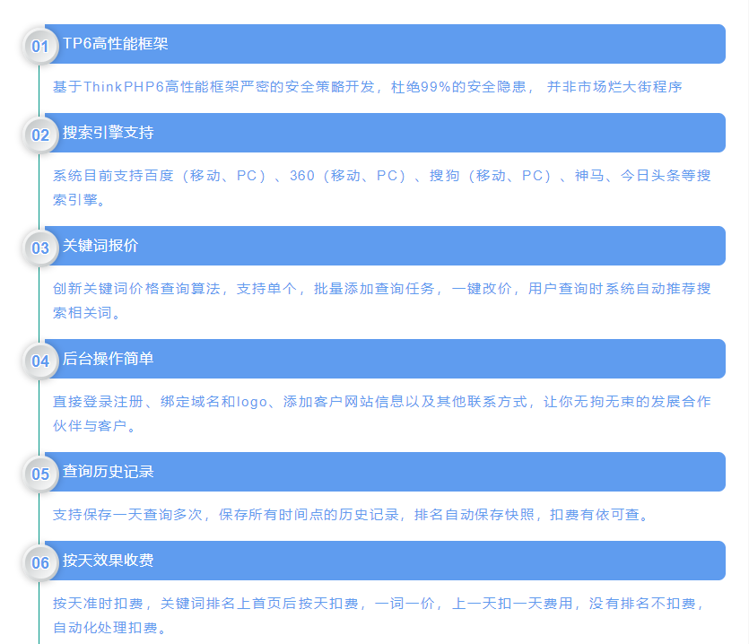 SEO按天计费系统整站源码/蛮牛推创新算法报价系统源码