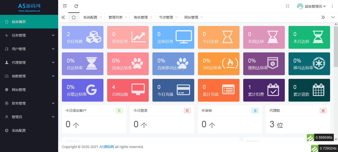 SEO按天计费系统整站源码/蛮牛推创新算法报价系统源码