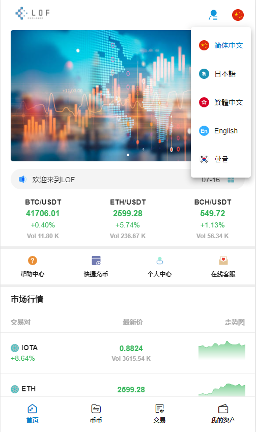 【新币币交易所】USDT秒合约杠杆C2C法币交易 区块链合约交易所源码带VUE