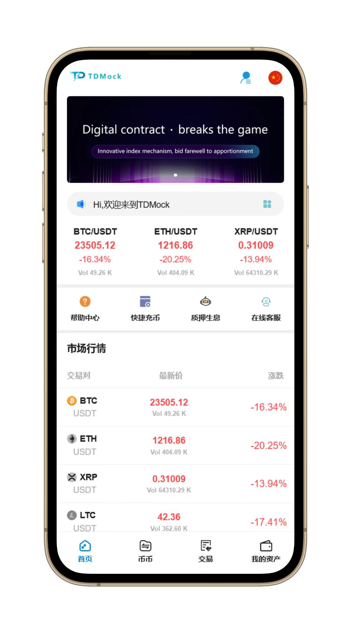最新八语言交易所/合约/秒合约/币币/质押挖矿/完美运营版