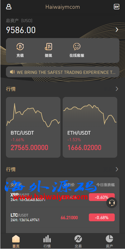 新版多语言海外微盘系统/微交易/虚拟币时间盘/伪交易所