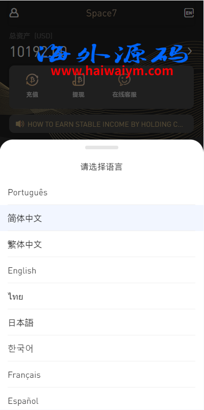 新版多语言海外微盘系统/微交易/虚拟币时间盘/伪交易所