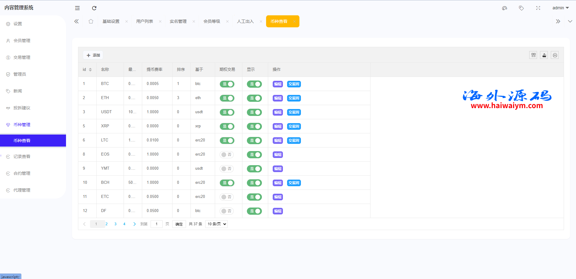 新版多语言海外微盘系统/微交易/虚拟币时间盘/伪交易所