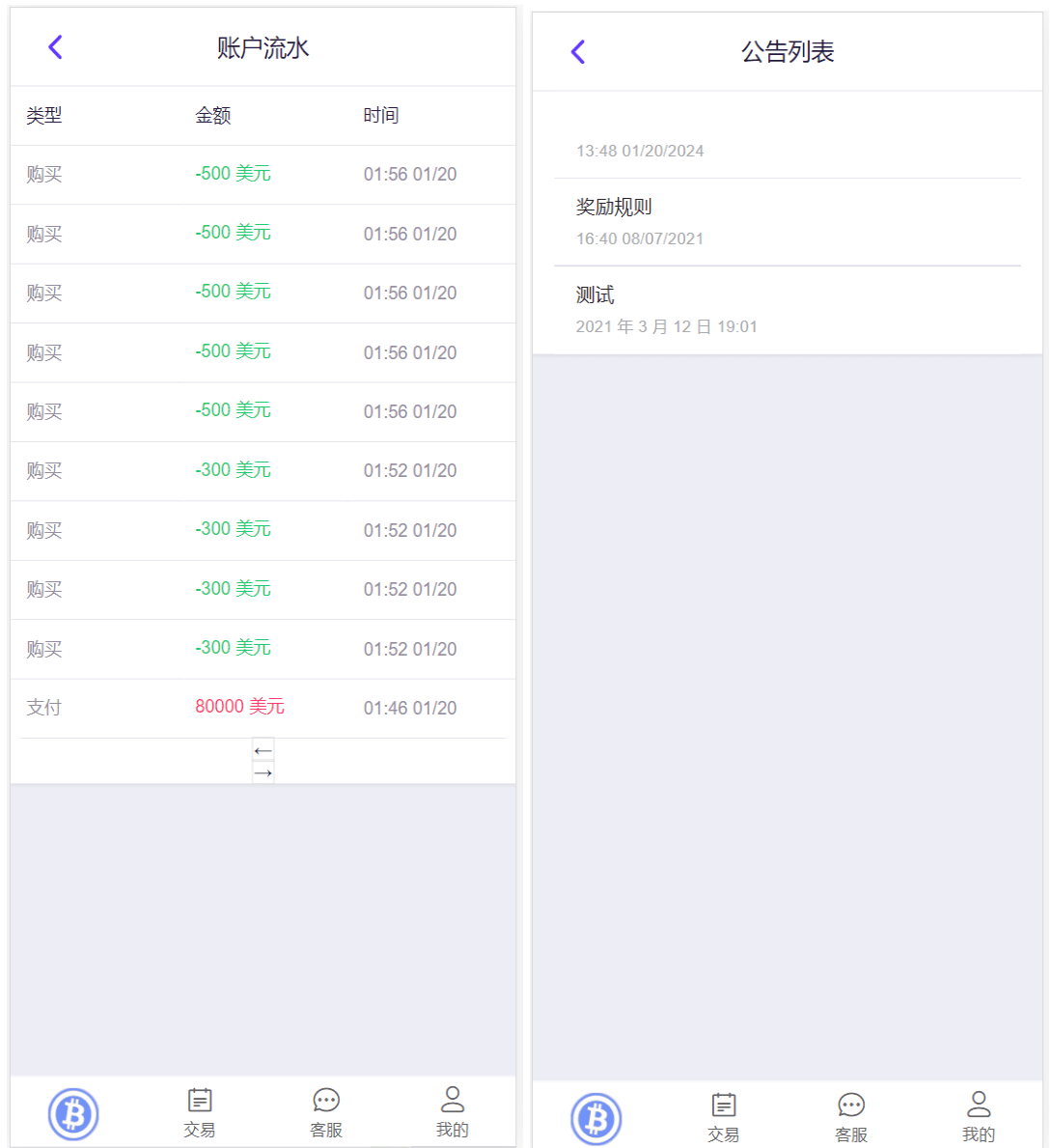开源版海外双语言竞猜系统/虚拟币大小单双竞猜下注/USDT充值