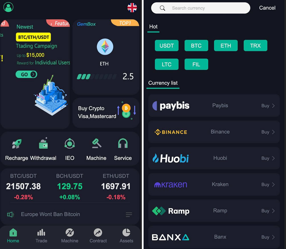 8国语言交易所/GNCEX全新二开/新UI高收益/功能完美运营/合约/秒合约交易所