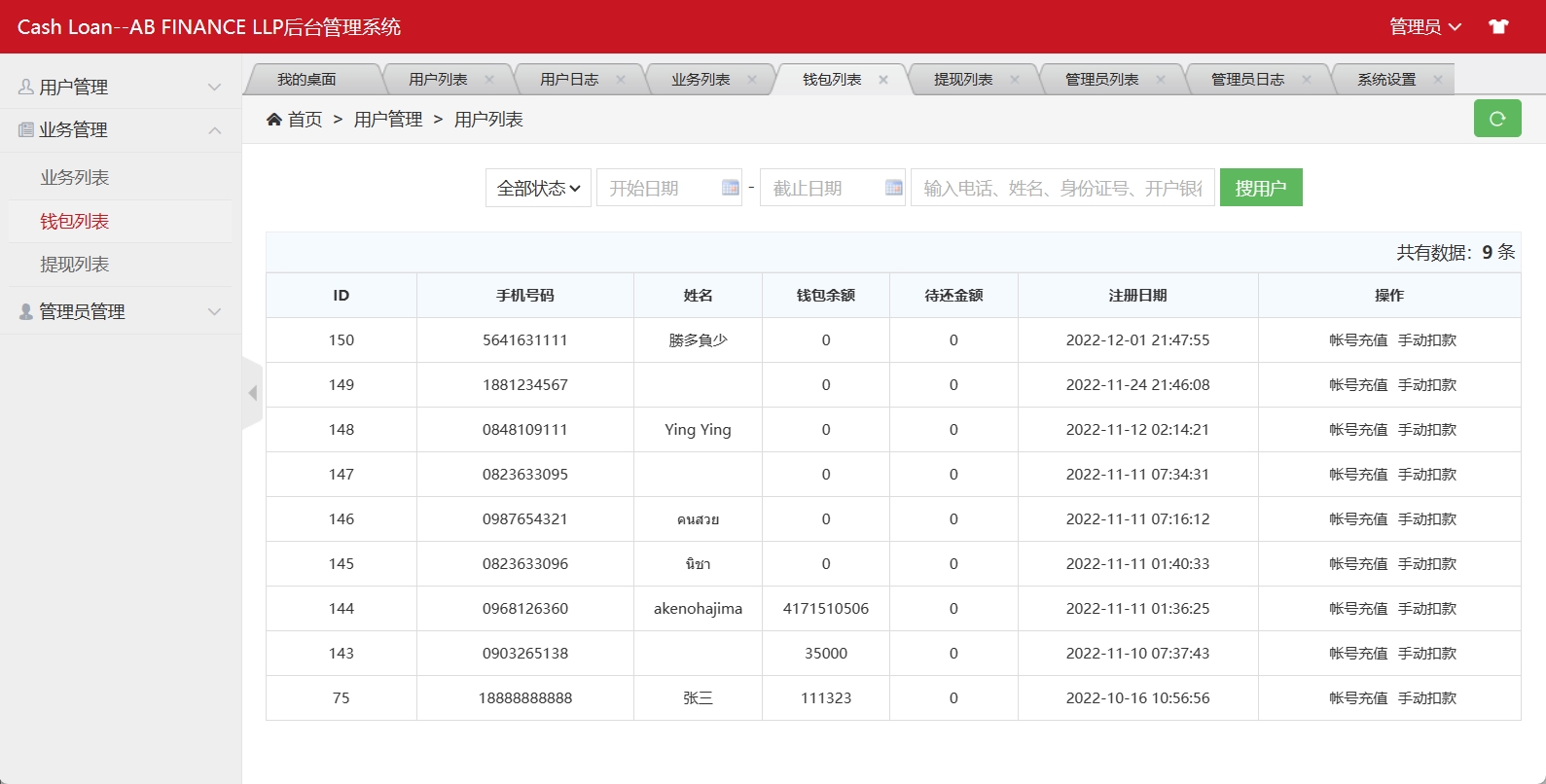 Cash Loan海外单语言贷款源码/小额贷款源码