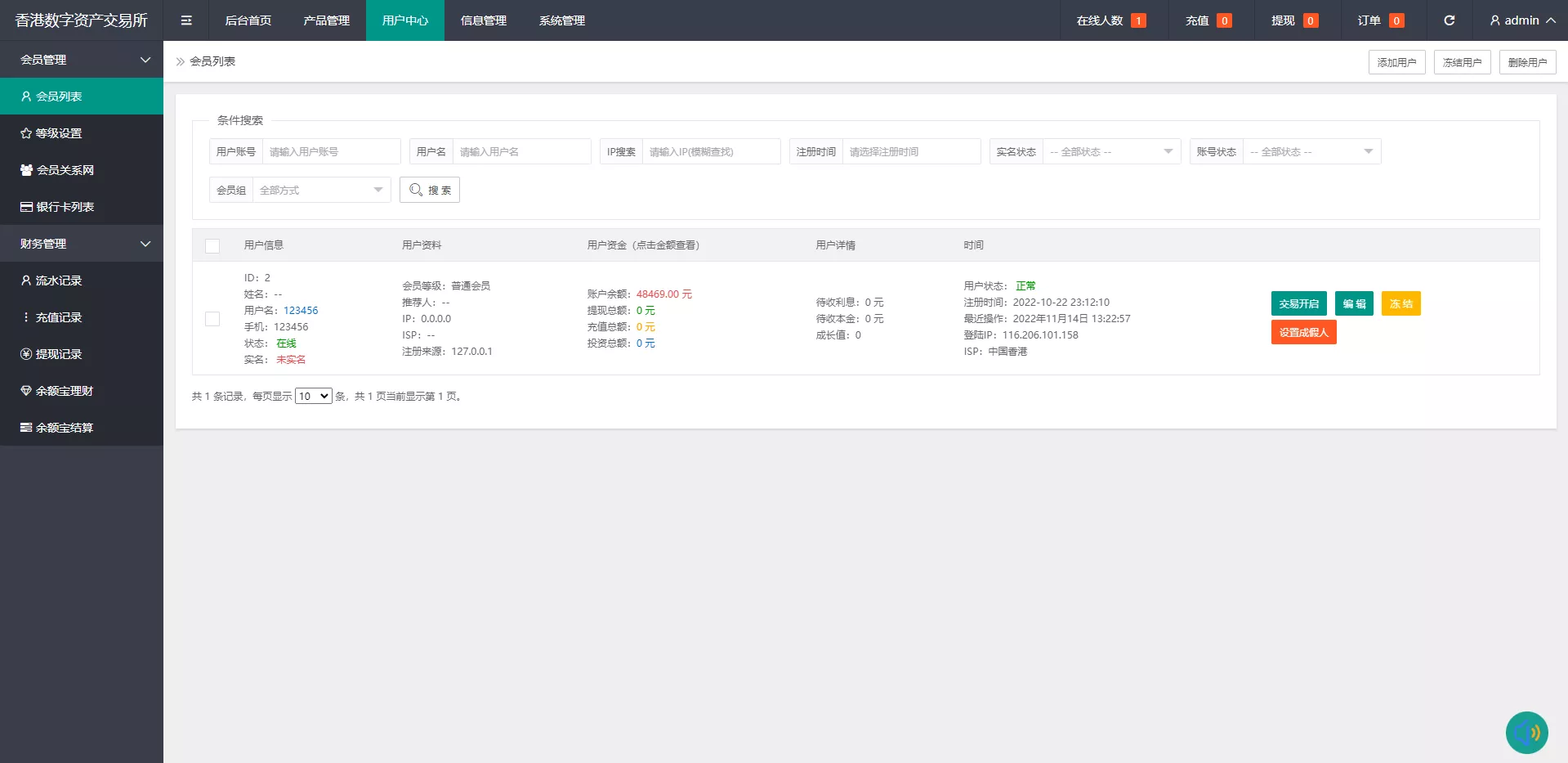一套二开版微交易系统/贵金属交易平台/微盘交易系统