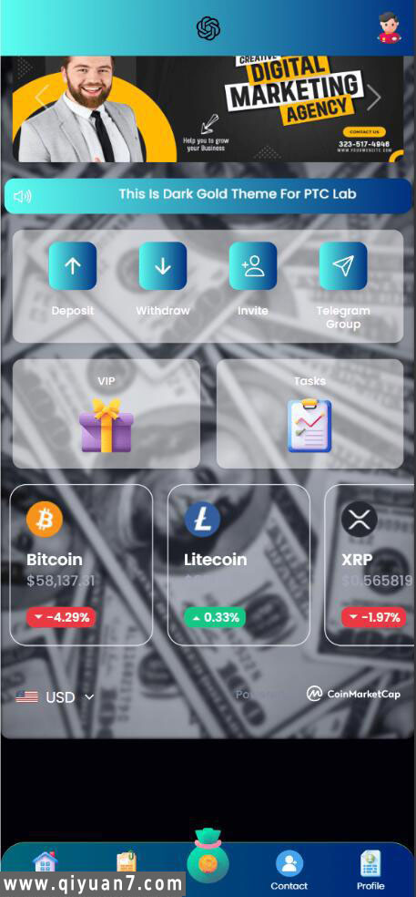 海外版最新区块链任务理财投资源码