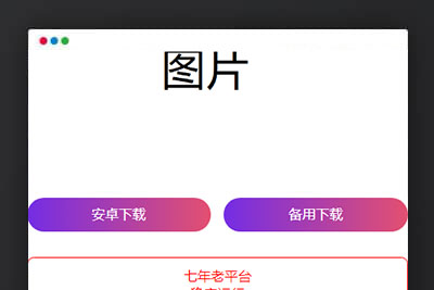2024首发最火的软件宣传单页免费源码