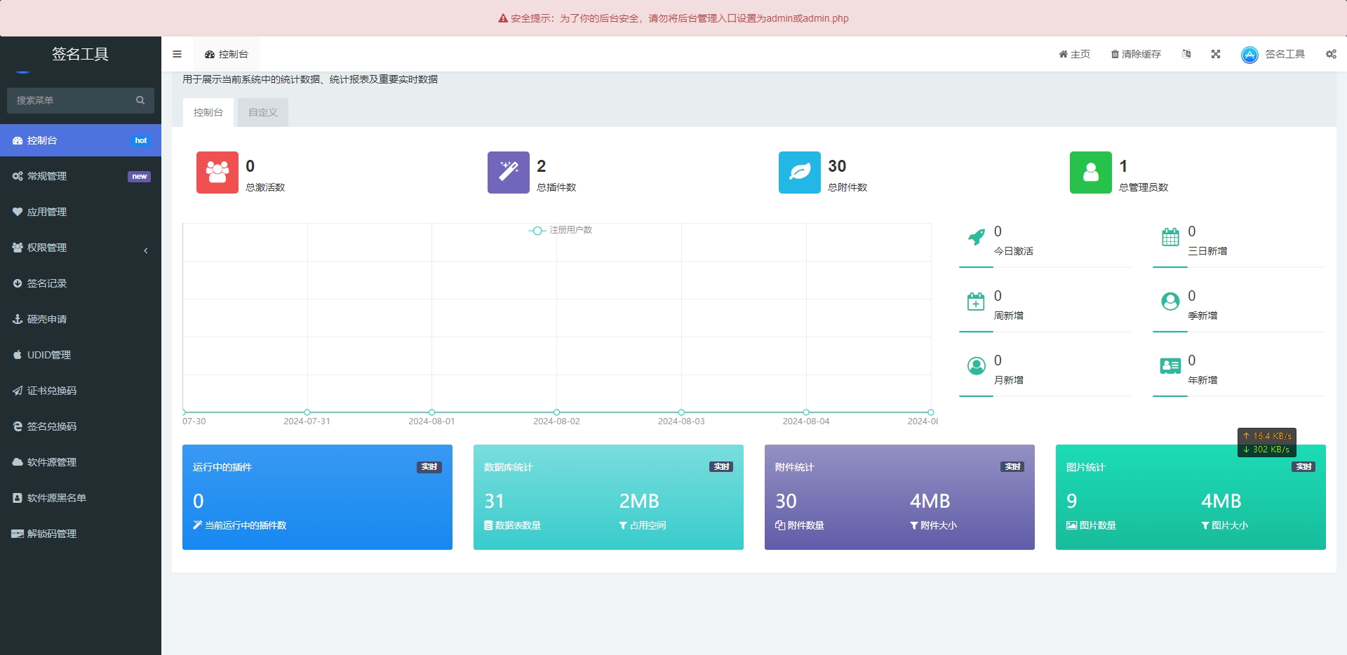 苹果SignApp签名工具/美淘iOS在线签名工具/后端PHP