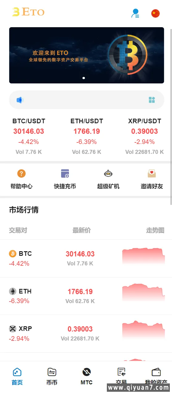 MTCETO币多语言交易所 区块链合约JY所合约投资源码