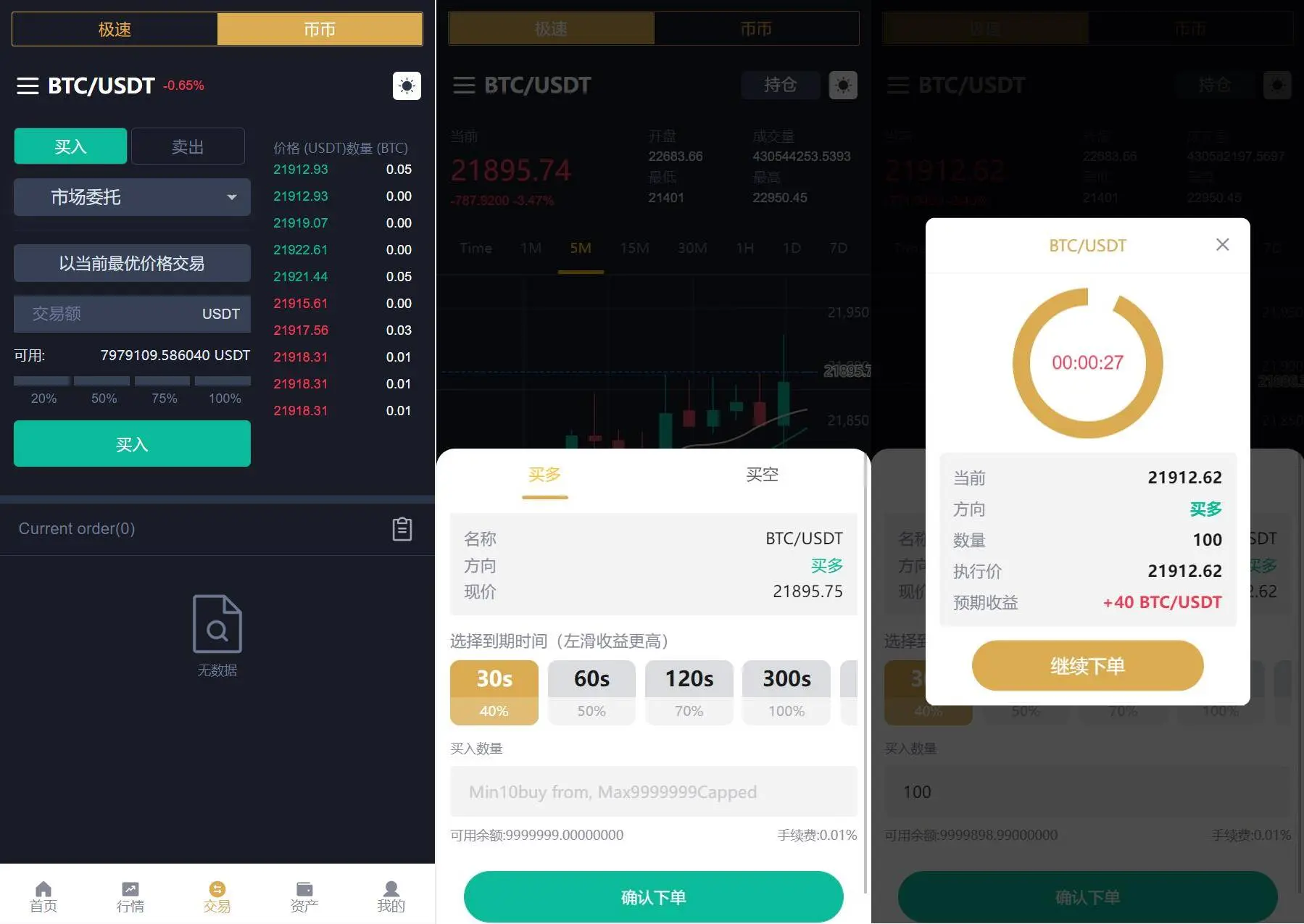 多语言交易所/期权币币交易/质押挖矿/新币申购/区块链交易所