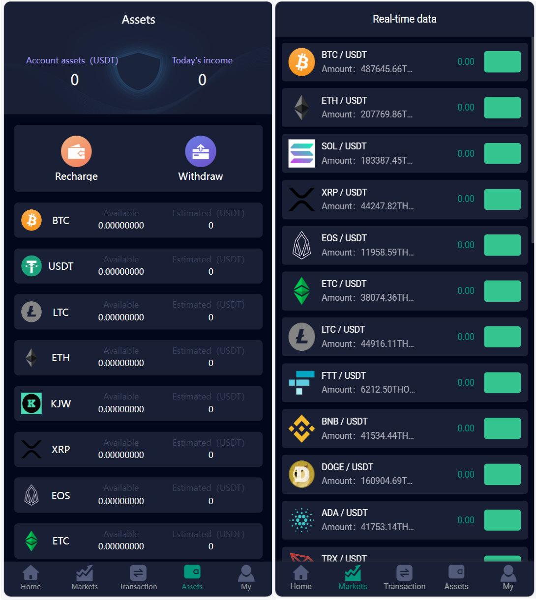 COINZOOM九国语言微盘微交易交易所版源码