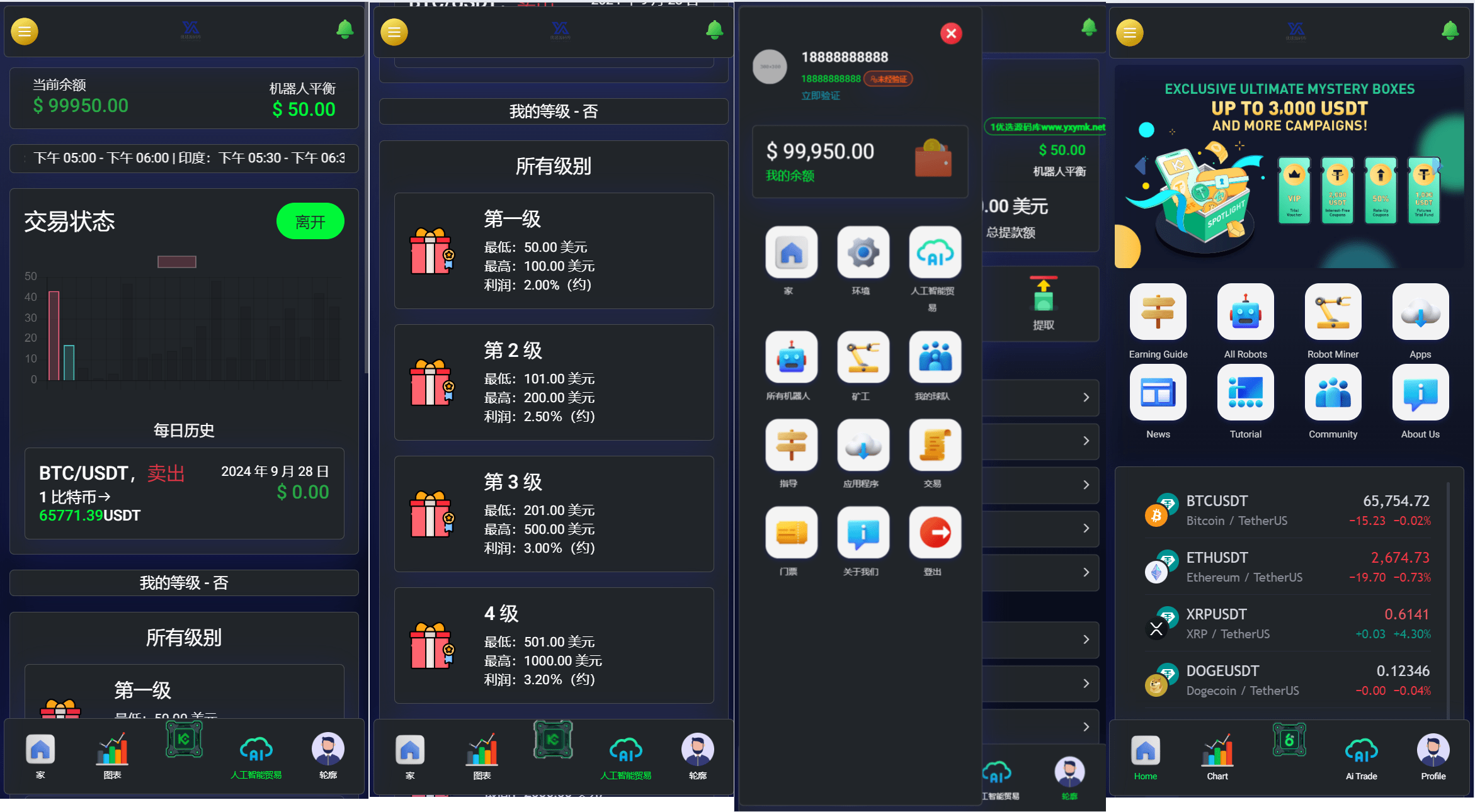 海外交易所源码/AI矿机系统源码 加密货币交易所 智能交易所源码
