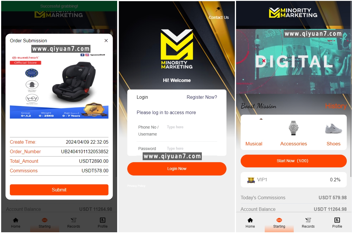 海外抢单刷单系统连单系统VUE3开发源码，后端thinkphp框架全开源
