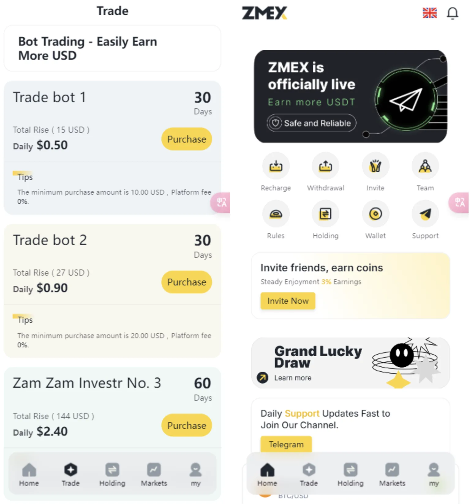 海外版ai量化源码/区块链ai理财投资系统源码/UI精美