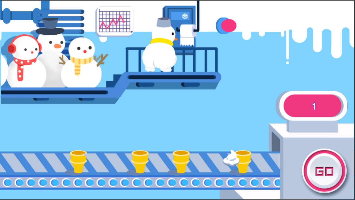 cocos creator企鹅雪人工厂游戏源码冰激凌制作工厂
