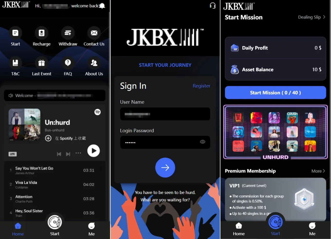 JKBX海外音乐刷单抢单源码/前端vue编译后+后端PHP