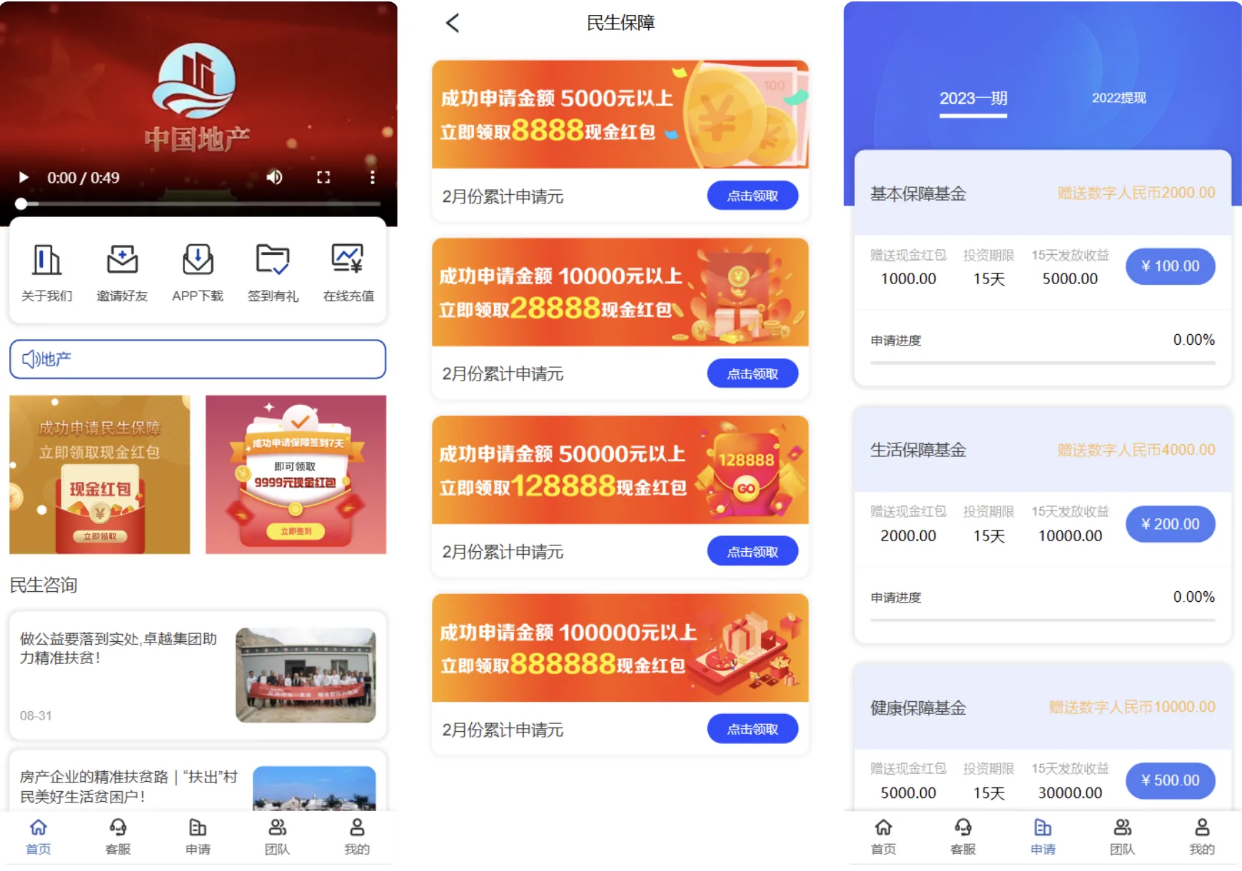 房地产投资理财源码/投资理财源码下载/三级代理分销+每日签到/前端html+后端PHP