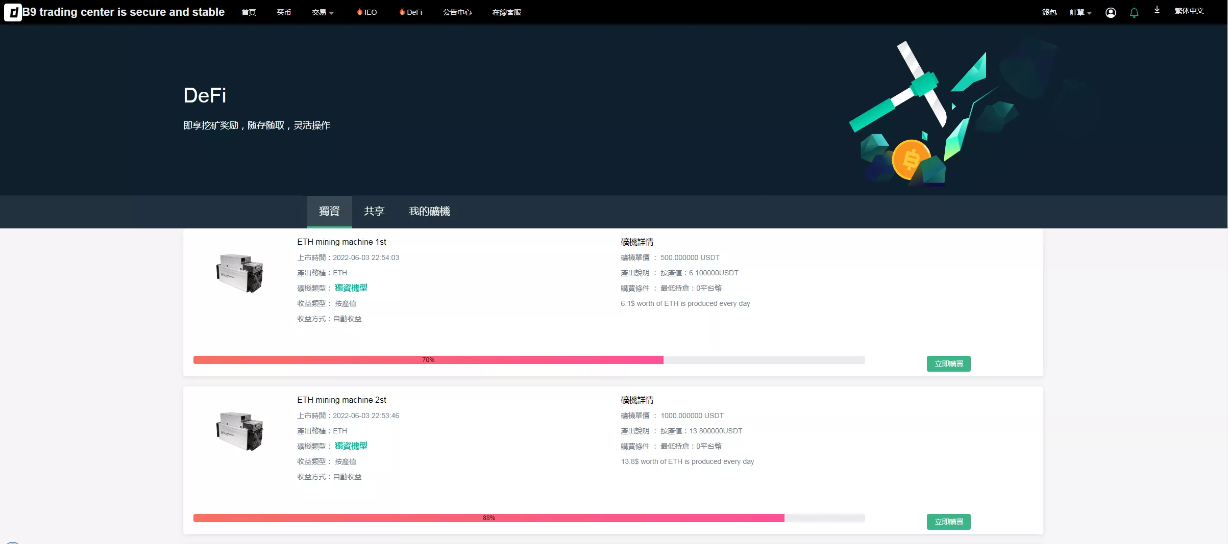二开版多语言交易所秒合约交易+质押矿机+新币认购+九国语言
