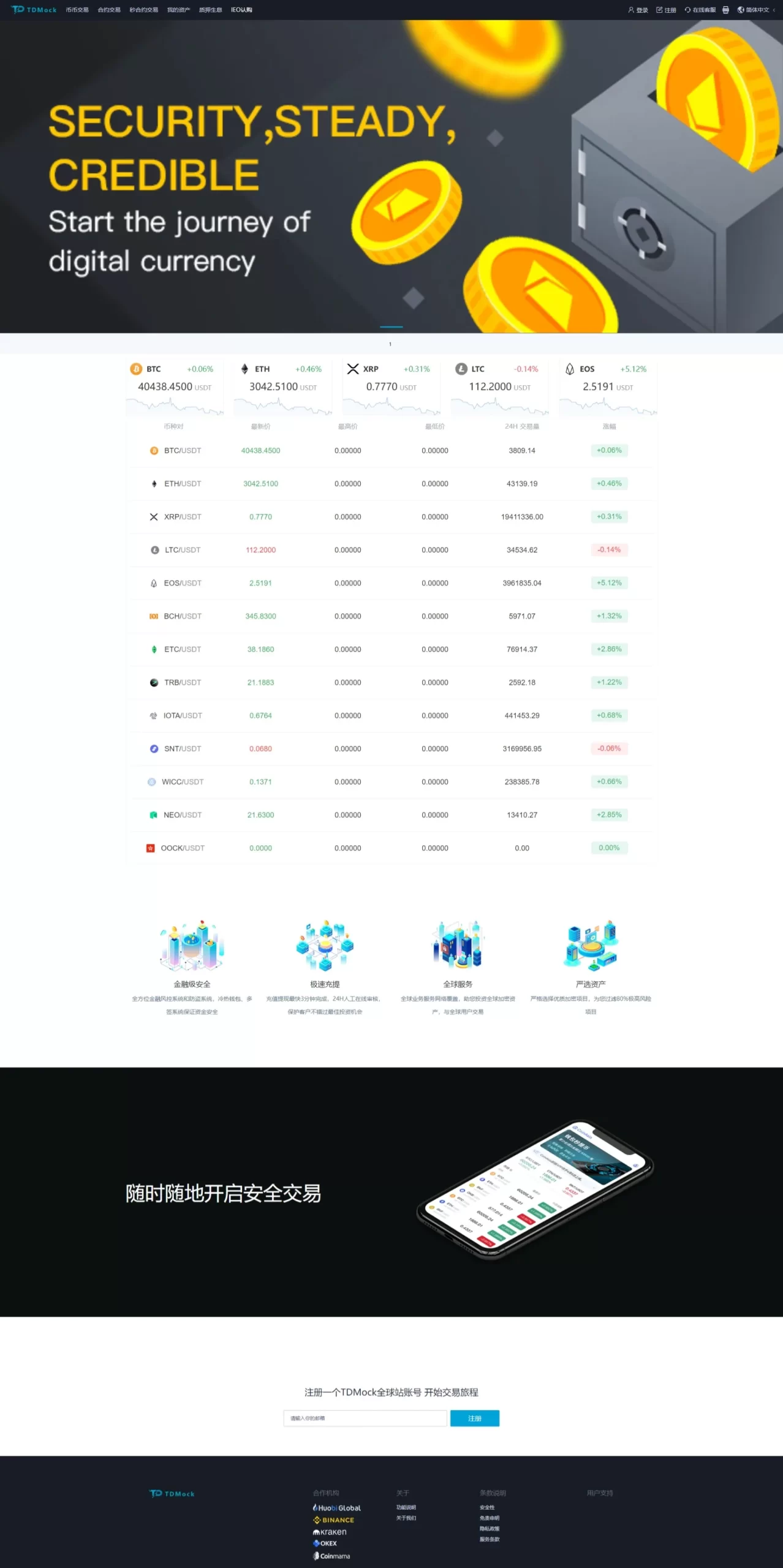 二开交易所后台预生成K线+质押生息+IEO认购+币币合约交易