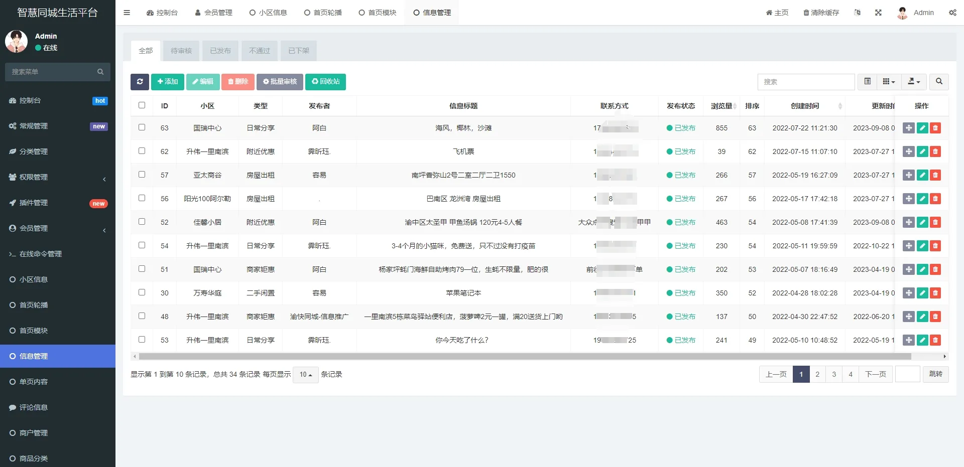 全开源同城二手闲置房屋出租论坛发布社区系统源码下载
