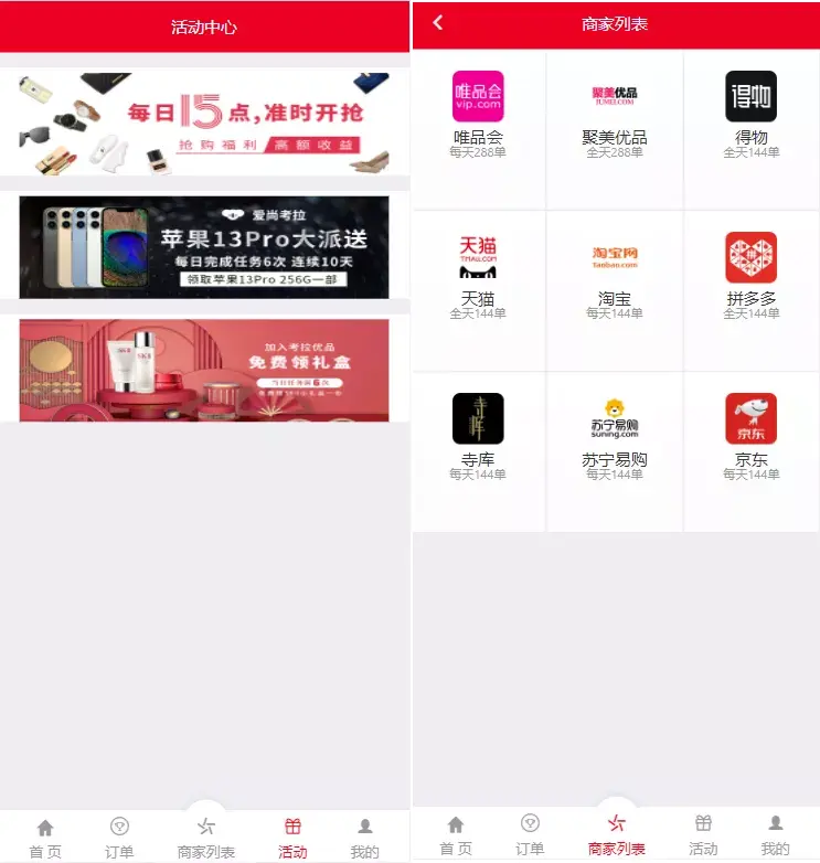 【大富二开伪商城系统】带预设+环球购商家联盟自动匹配订单系统+中英双版