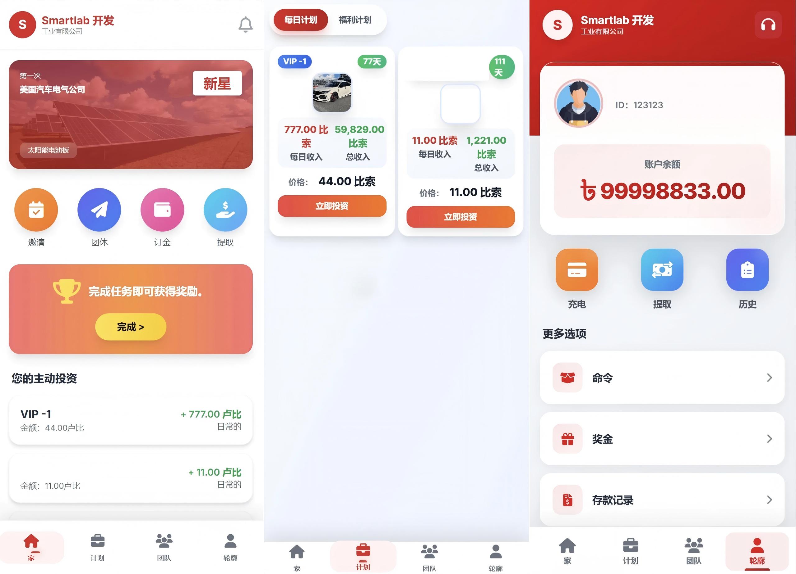 海外汽车电气投资源码/三级分销/可自定义产品 投资理财源码