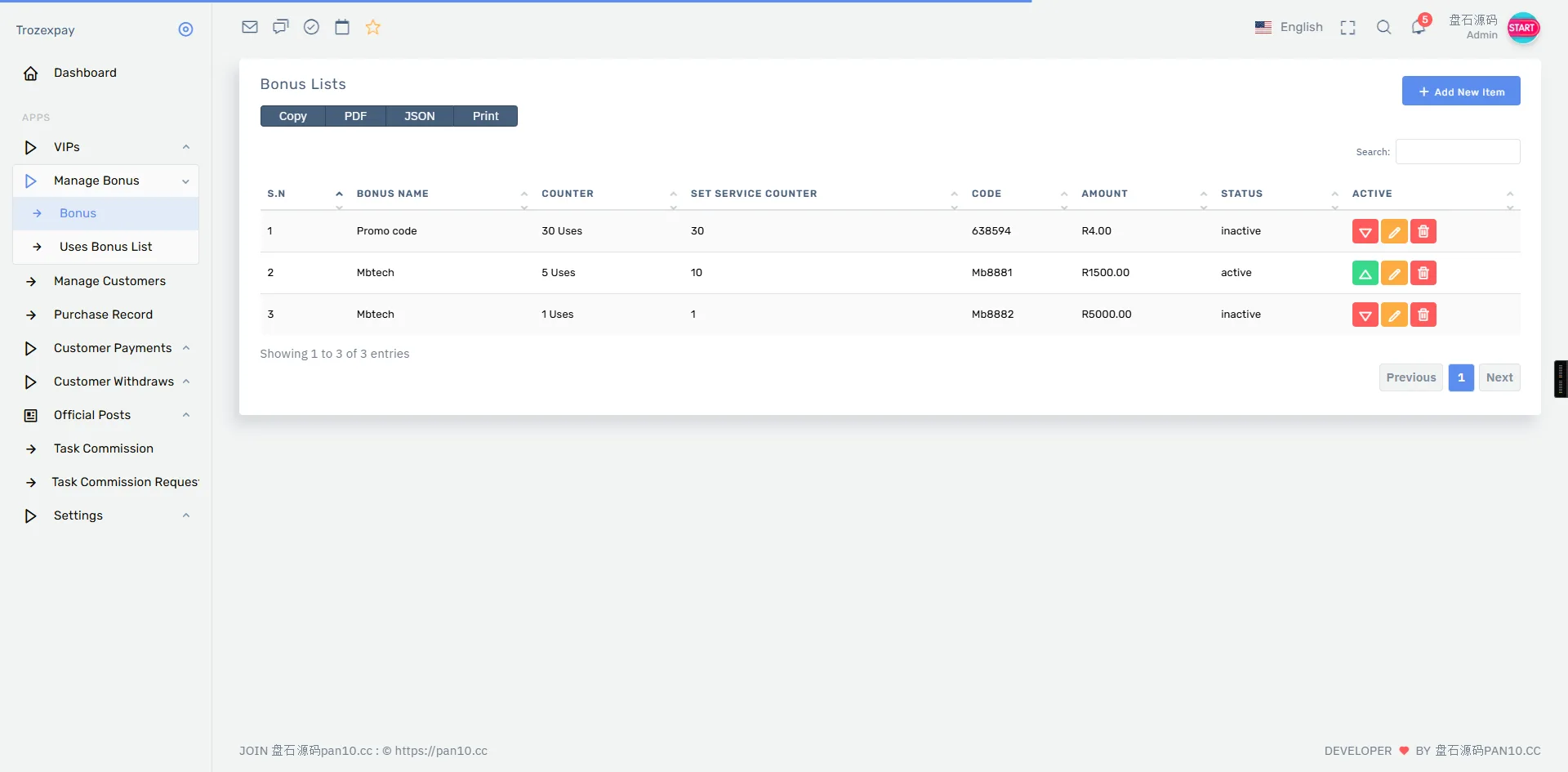 Trozexpay虚拟币投资理财项目PHP laravel5源码