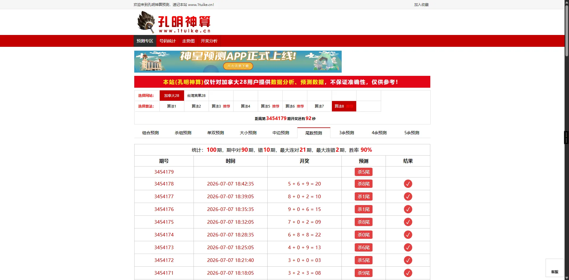 加拿大28孔明神算预测PC加拿大孔明神算预测源码